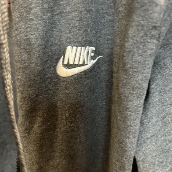 Womens Nike zip up Hooded Jacket Gray Medium - Picture 2 of 2